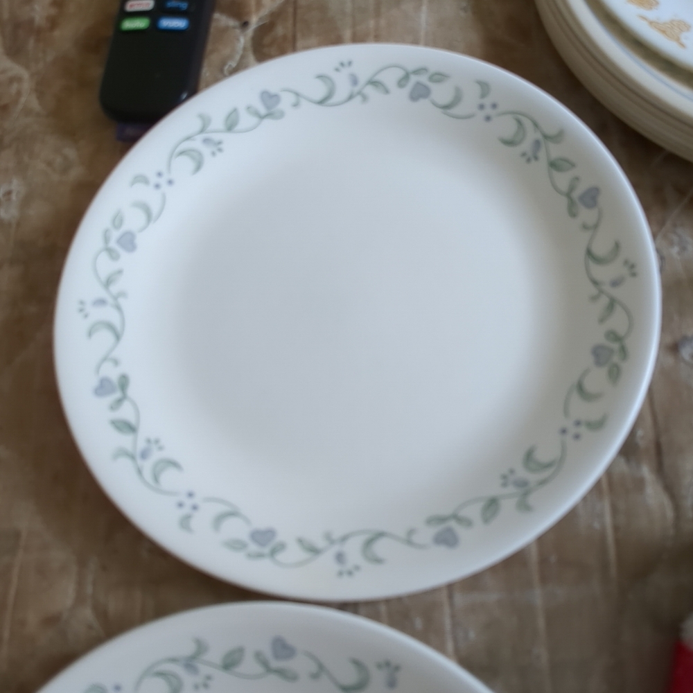 CORELLE COUNTRY COTTAGE SET OF 2 Salad Plates USED Condition